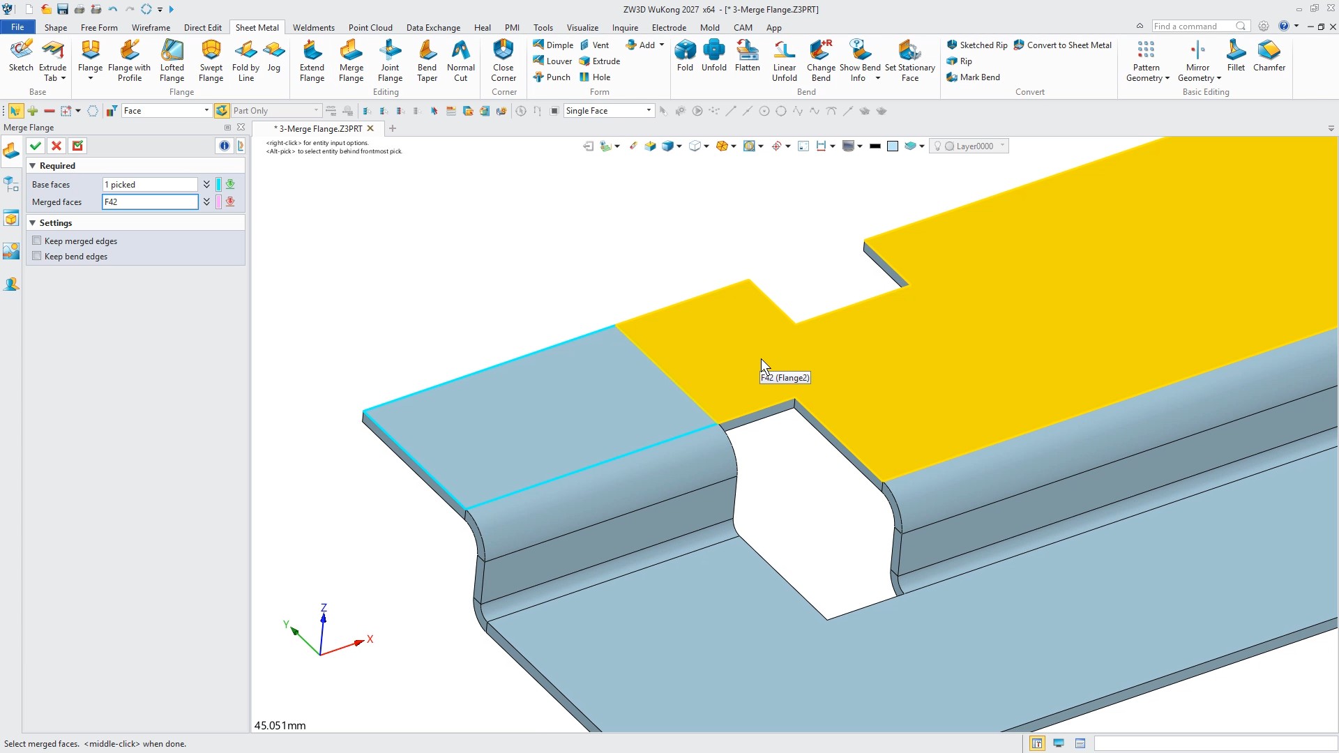 Merge Flange