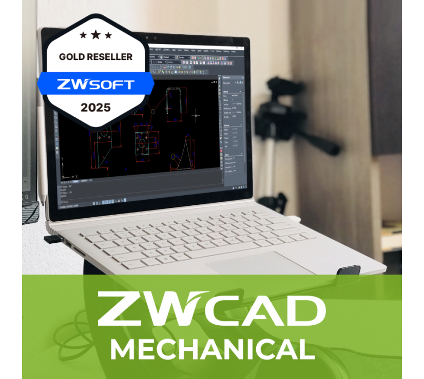 ZWCAD 2026 Mechanical, SW NET, roční pronájem