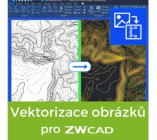 ZWCAD Vektorizace obrázků, pronájem na 3 roky