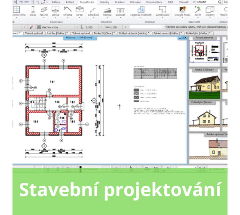 Archline Akademie: Kurz stavebního projektování BIM&CAD | pokročilý