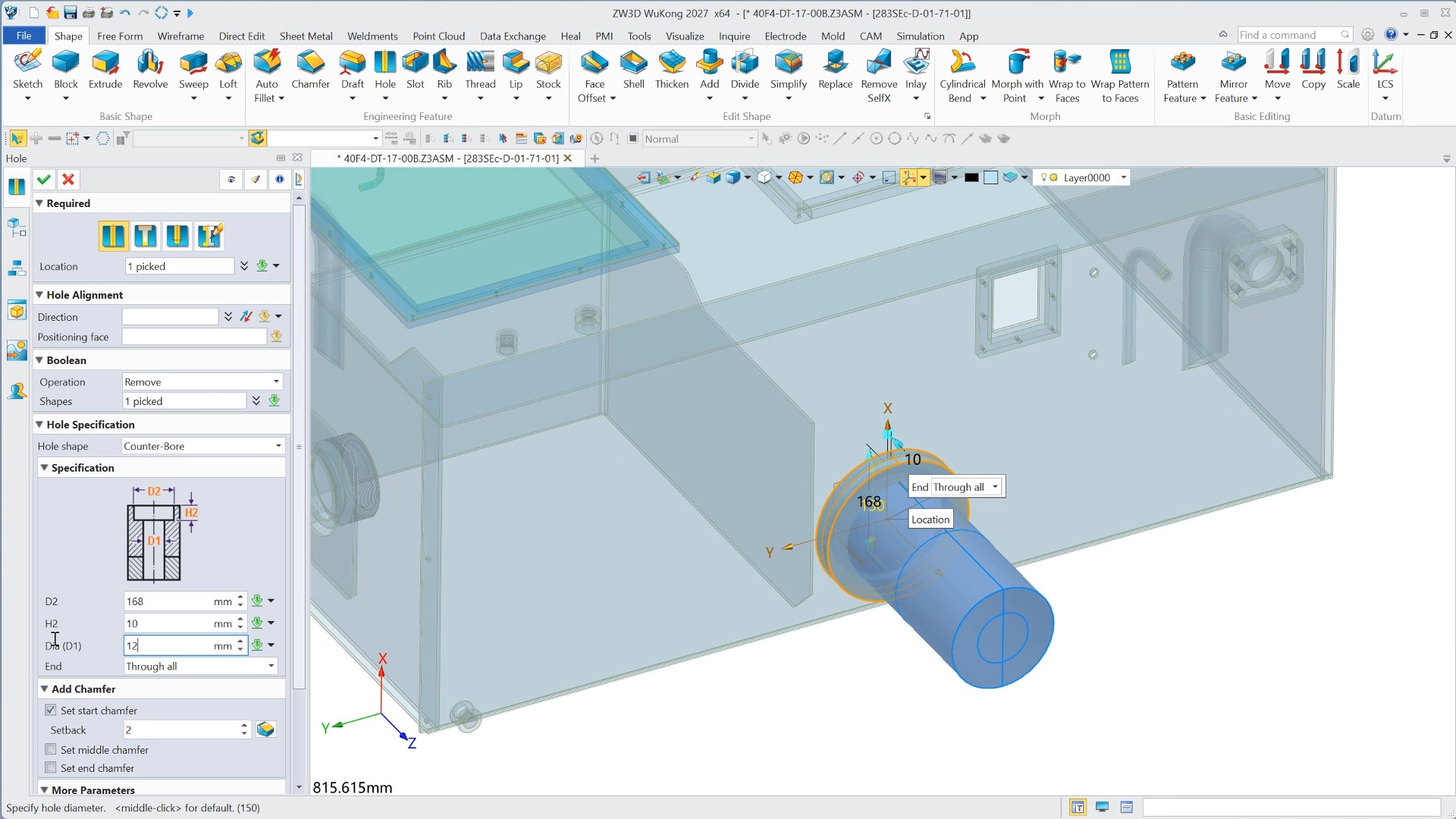 Parametric Engine ZW3D